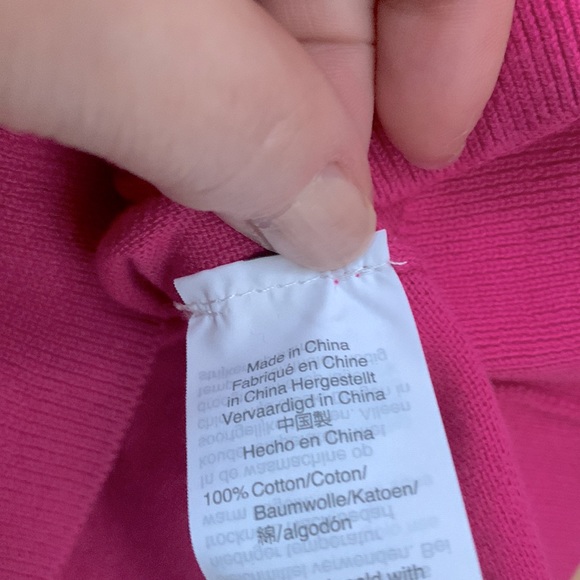 J Crew 💕 Hot Pink Cotton Sleeveless Tank Blouse XS Barbie Pink Crisp Berry NWT - Picture 7 of 11